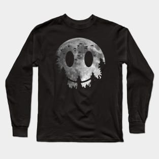 Moon Smiley Long Sleeve T-Shirt